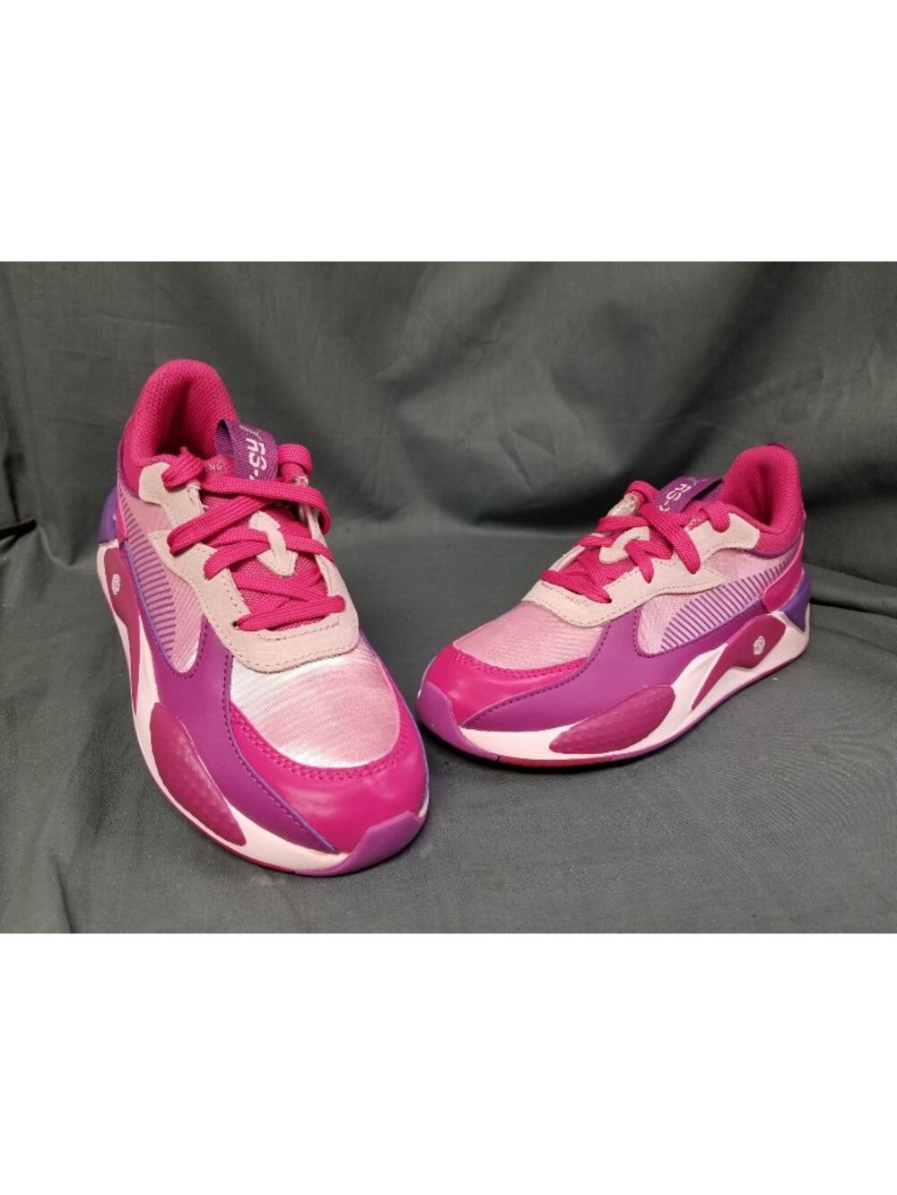 Puma RS-X Rose PS Sneakers Purple/Pink Girls Size 2.5c NEW NO BOX! - Picture 1 of 11
